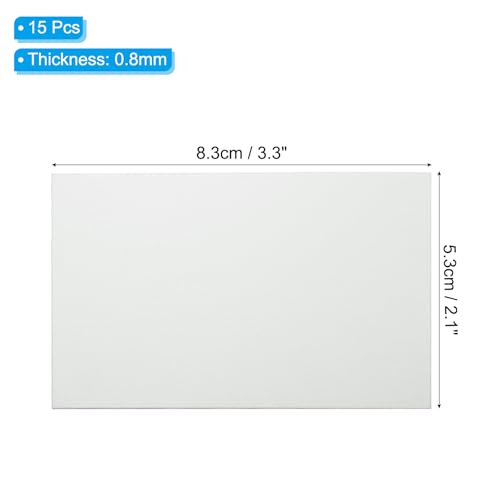 2.1x3.3 Inch Anodized Aluminum Sheet Metal (15 Count)