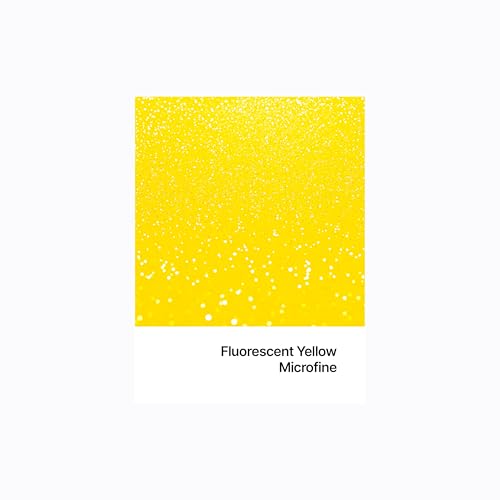 Resin Glitter Fluorescent Yellow 100g Microfine (3.5274 Ounce)