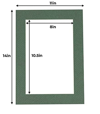 11x14 Mat for 8.5x11 Photo (100 Count)