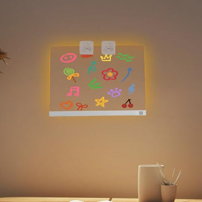 LED Doodle Glow Note Board 13.7"X10"