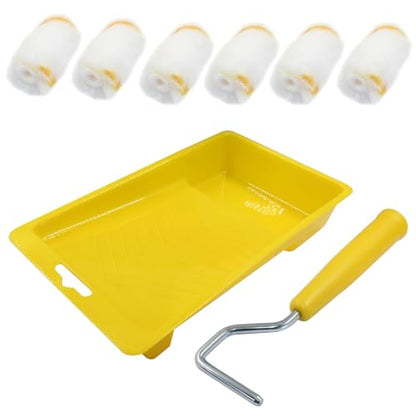 2" Mini Paint Roller Kit with 6 Covers