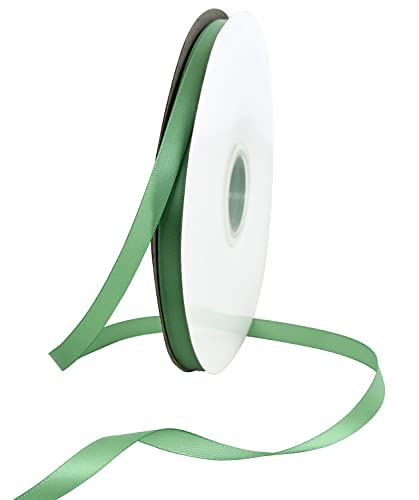 100yds 3 8 Inch Sage Green Satin Ribbon for Craft Gifts Wrapping (300 Foot)