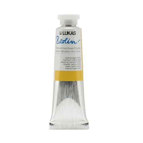 Berlin Pro Artists Water Mixable Oil Paint 37 ml Tube Cadmium Yellow Hue