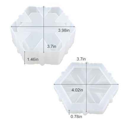 Snowflake Box Resin Mold