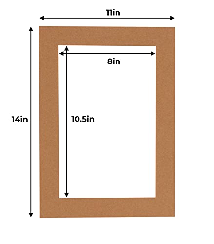 11x14 Mat for 8.5x11 Photo (25 Count)
