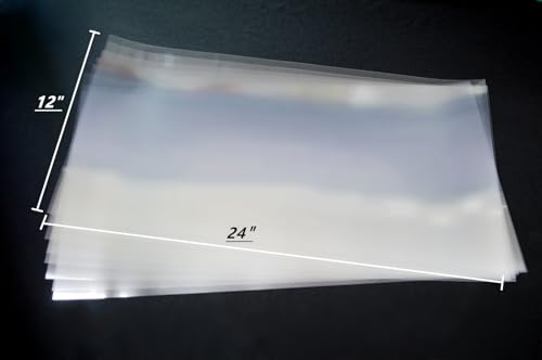 8 Sheets 7.5 mil Acetate Mylar Sheet 12 x 24 inch Transparent PET Blank Stencil Sheet for Cricut (8 Count)