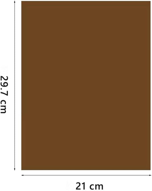 A4 Origami Paper Brown 100 Sheets, 8.27×11.7 inch Double Sided Color Easy Fold Big Origami Paper A4 Colored Copy Papers Thin 70gsm for Beginners, DIY handwork Art and Craft Projects (210 x 297 mm) - Crafty Corner