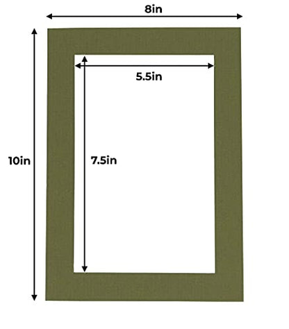 6x8 Mat for 8x10 Frame (25 Count)