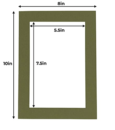 8x10 Mat for 6x8 Photo