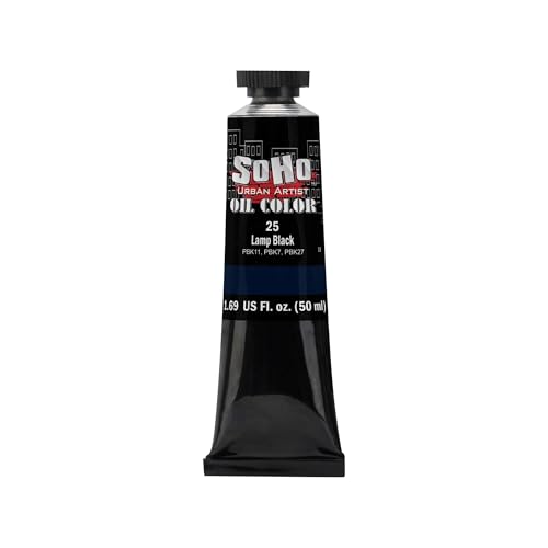 Oil Paint Lamp Black