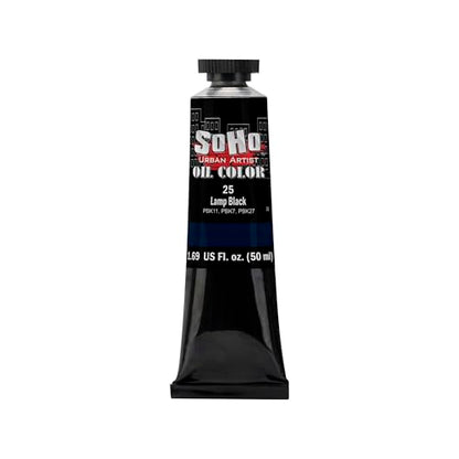 Oil Paint Lamp Black