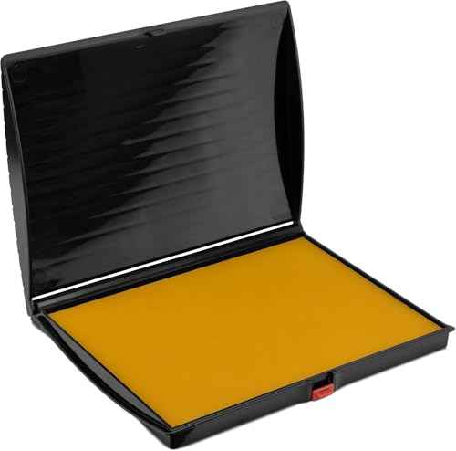 Large Premium Dark Yellow Ink Stamp Pad