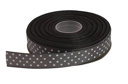 Polka Dot Grosgrain Ribbon 25 Yard Each Roll 100% Polyester