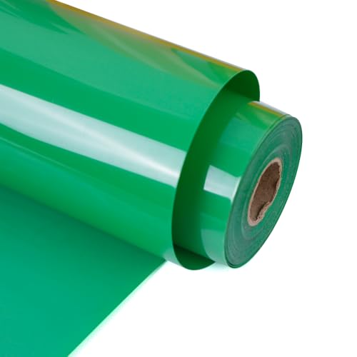RENLITONG Fruit Green Iron on Vinyl 12Inch by 13ft Roll Heat Transfer Vinyl for T (14.4 Ounce)