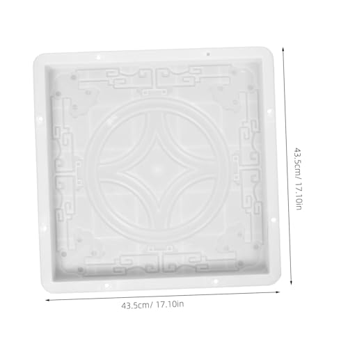 Garden Concrete Paving Mold Diy Stepping Stone Kit Square Paver Brick Mould