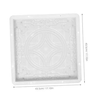 Garden Concrete Paving Mold Diy Stepping Stone Kit Square Paver Brick Mould