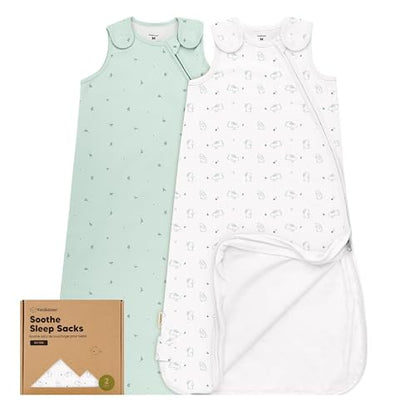 2 Pack Organic Baby Sleep Sacks