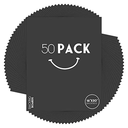 50 Pack 16x20 Uncut Photo Mat Matboards