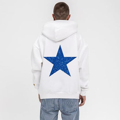 RENLITONG Royal Blue Glitter Heat Transfer Vinyl HTV Vinyl Rolls
