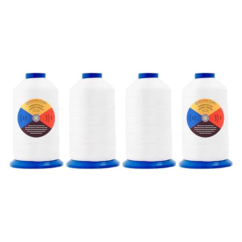 Size 277 840D T270 White Combo Bonded Nylon Thread (9597.76 Foot)