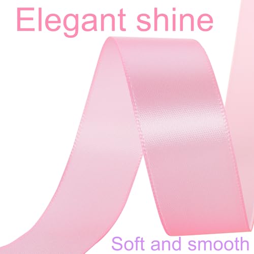 1 Inch Pink Ribbon 50Yards