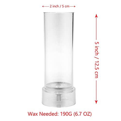 2PCS Pillar Candle Mold (2 Count)