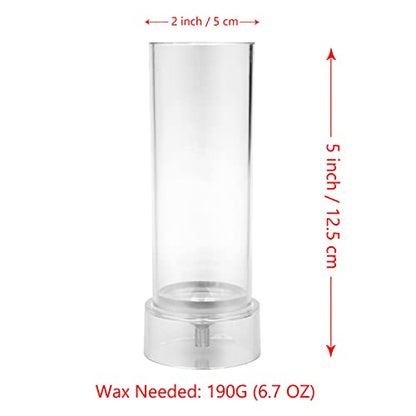 2PCS Pillar Candle Mold (2 Count)