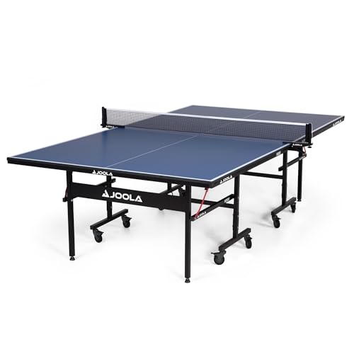 Inside Professional MDF Indoor Ping Pong Table with Quick Clamp Table Tennis Net and Post Set