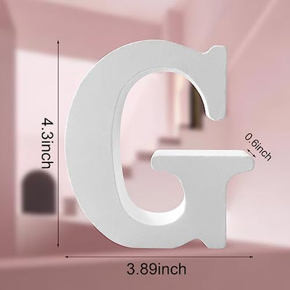 Wood Letters 4.3 Inch