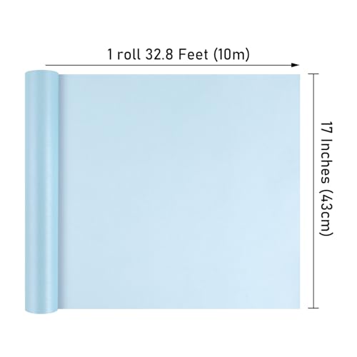 Sky Blue Matte Wrapping Paper (46.58 Sq Ft)