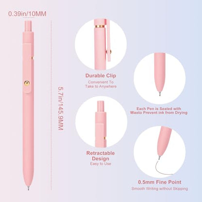 Colored Gel Pens Set (6 Count)