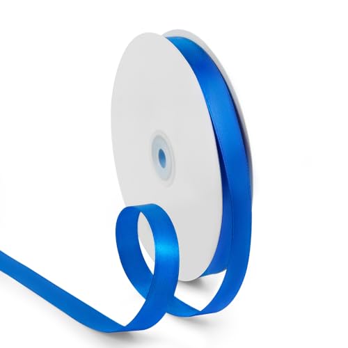 5 8 Inch 100 Yards Satin Ribbon Royal Blue (300 Foot)