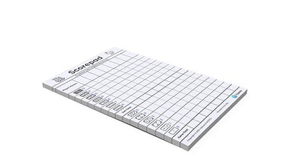 Mexican Train and Chicken Foot Dominoes Score Pad