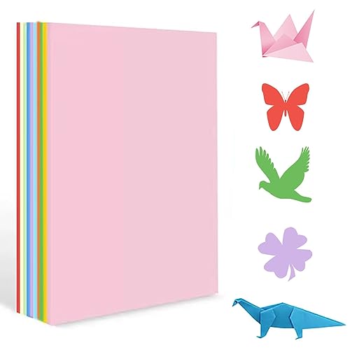 A4 Origami Paper Colorful 100 Sheets (100 Count)
