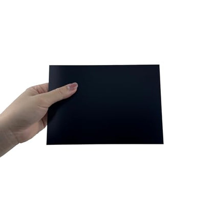 10PCS 5052 Black Anodized Aluminum Sheet 5x7 Inch 0.8mm CNC Machining Grade Metal Stock for Enclosures Robotics Prototyping (10 Count)