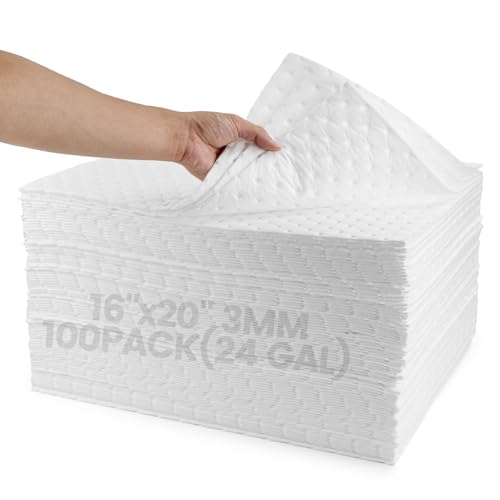 Oil Absorbent Pads (100 Count)