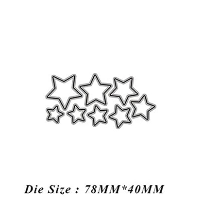 Metal Cutting Dies DIY Embossing Stencil Template Scrapbooking Card Making Mold Photo Album Arts Crafts Tools