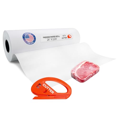 White Freezer Paper 24" x 13200" (2200 Sq Ft)