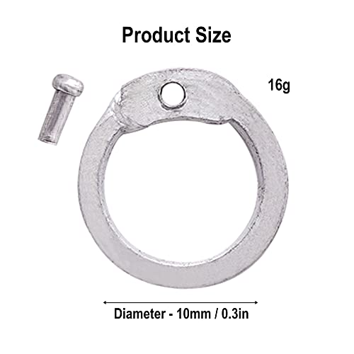 200G 1Kg Chainmail Loose Rings for Armor Crafting Perfect for DIY Chainmail Projects & Armor Repairs