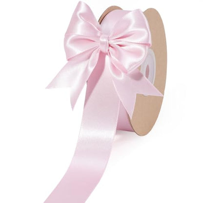 Light Pink Satin Ribbon 1 Inch 25 Yards