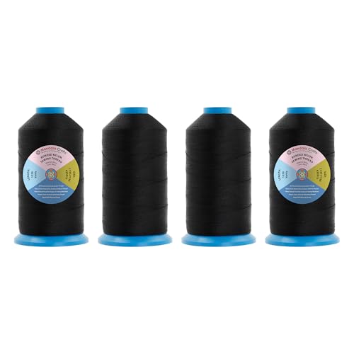 Size 138 420D T135 Black Combo Bonded Nylon Thread (15000 Foot)