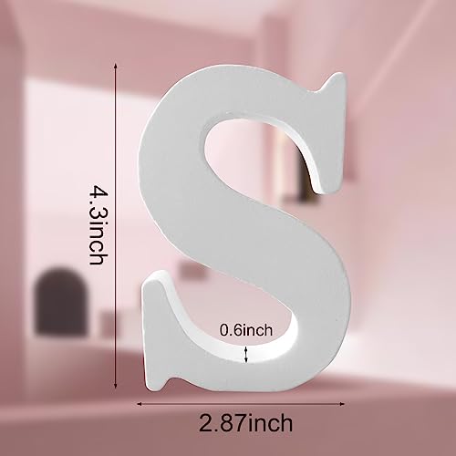 Wood Letters 4.3 Inch