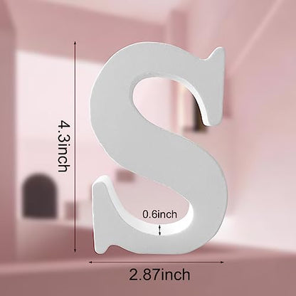 Wood Letters 4.3 Inch
