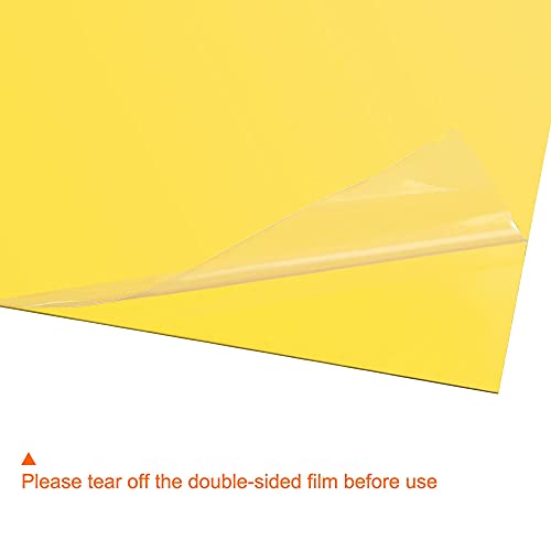 4Pcs A4 Gel Light Lighting Filter Overlay Transparent Color Correction Plastic Vinyl PVC Sheets Photography Television Yellow