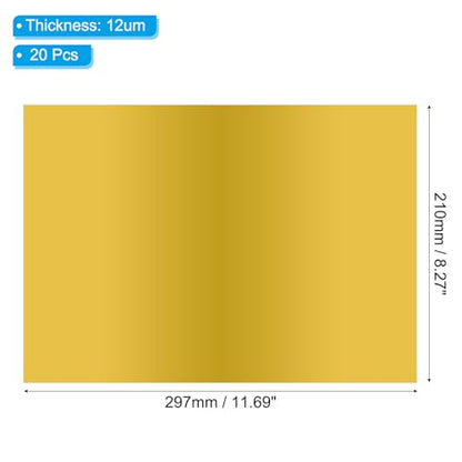 11.7x8.3" Hot Stamping Foil Paper Sheet (20 Count)