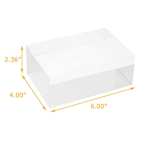 Clear Solid Acrylic Block