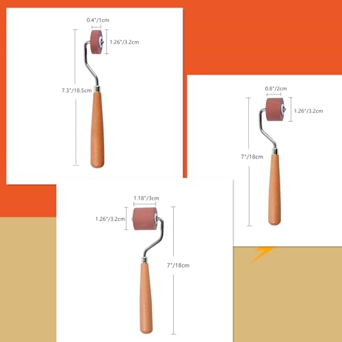 Rubber Brayer Roller for Printmaking