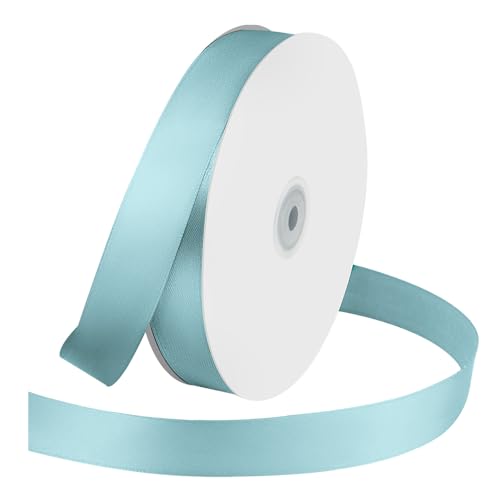 1" x 100 Yards Baby Blue Satin Ribbon Crafts Gift Wrapping