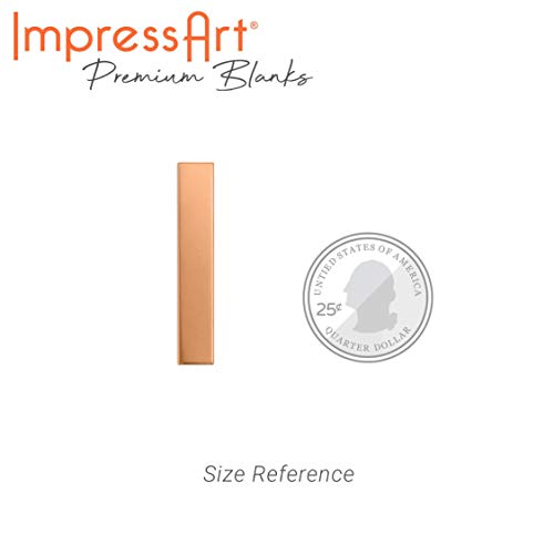 Premium Metal Stamping Rectangle Blanks for Metal Stamping and Jewelry Making (24 Count)
