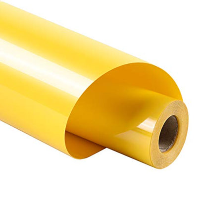 Yellow Heat Transfer Vinyl HTV Rolls (8 Foot)